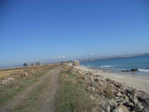 Coastral walk:  camping Aheloy- Pomorie Lake, the Salt works- Pomorie